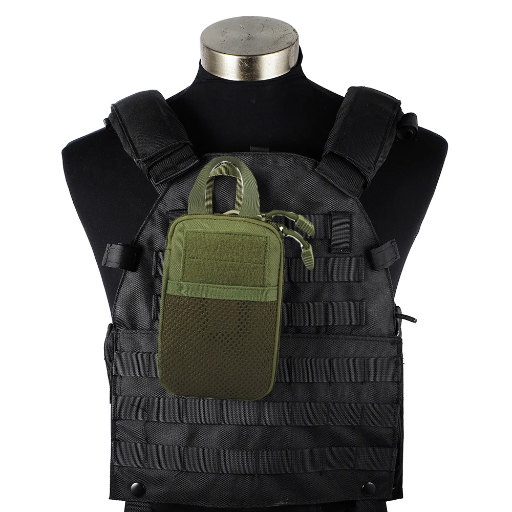 Тактический MOLLE EDC мешок аксессуар сумка для паспорта бумажник телефон карман Чехлы талии Охотничьи сумки Открытый фонарик журнал сумка