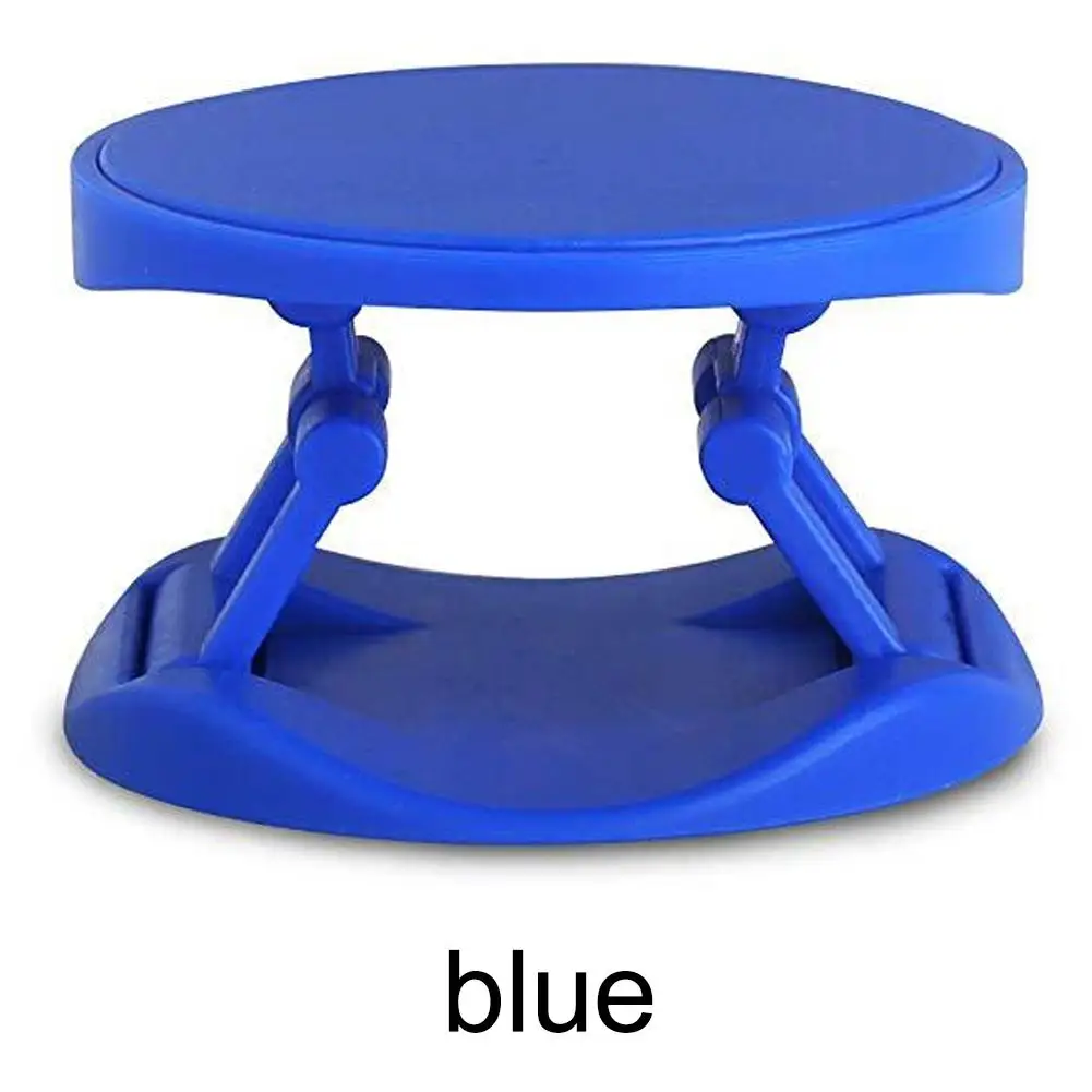 Blue Складной держатель для телефона палец кольцо растягивающий кронштейн настольная подставка портативный телефон стенд кольцо Пряжка - Цвет: Blue