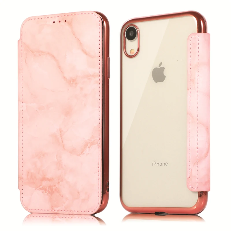 Шокопрочный флип-чехол для iPhone 7 8 6 6s плюс. Защитный чехол для XS Max XR TPU Leather Coque On.