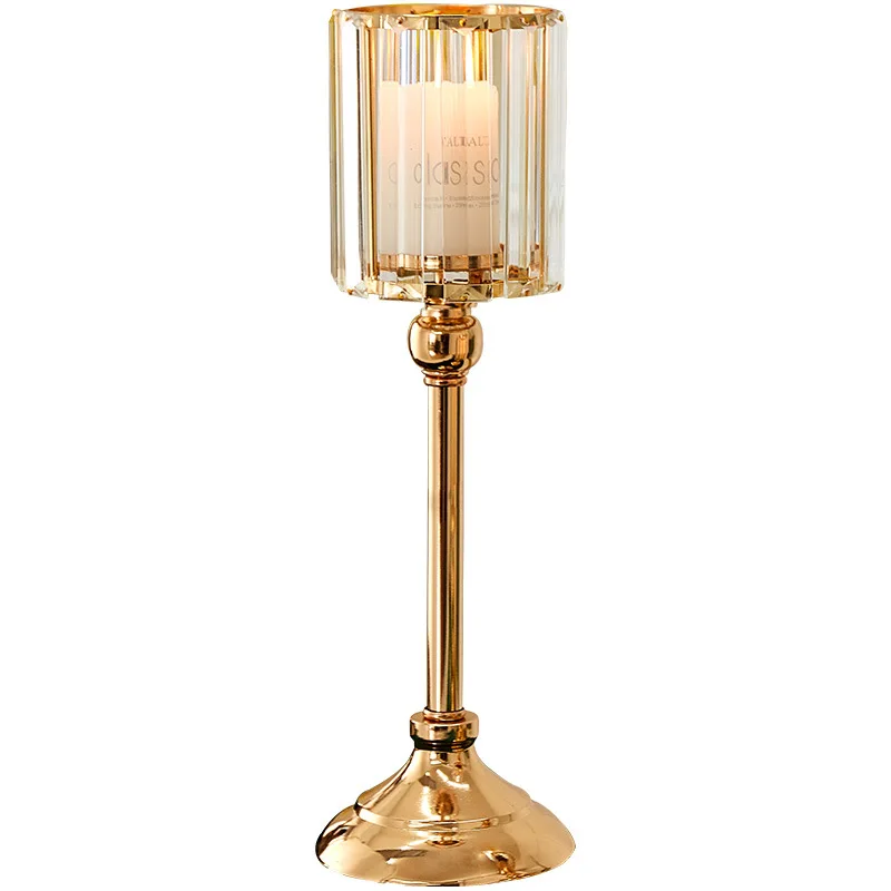 

simple modern windproof candle holder decoration model room western dining table romantic dinner decoration decoration props