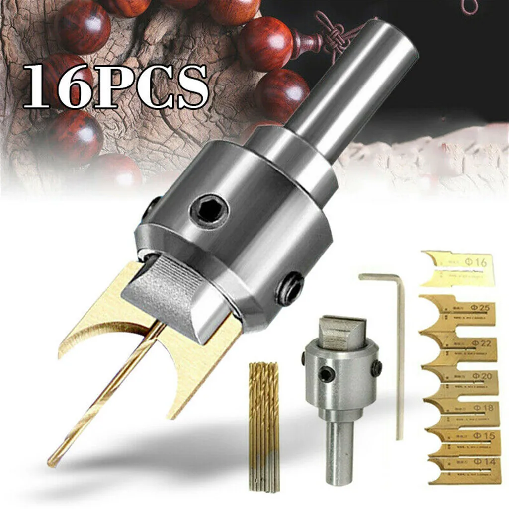 16 шт. узор из деревянных бусин производитель бусины сверло фреза Набор
