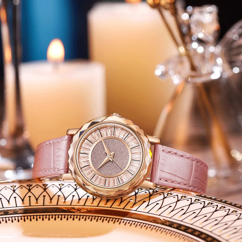 Luxury Diamond Women Watches Ladies Rhinestone Quartz Watch Waterproof Top Brand Bracelet Rose Gold Women WristWatch Clcok + Box