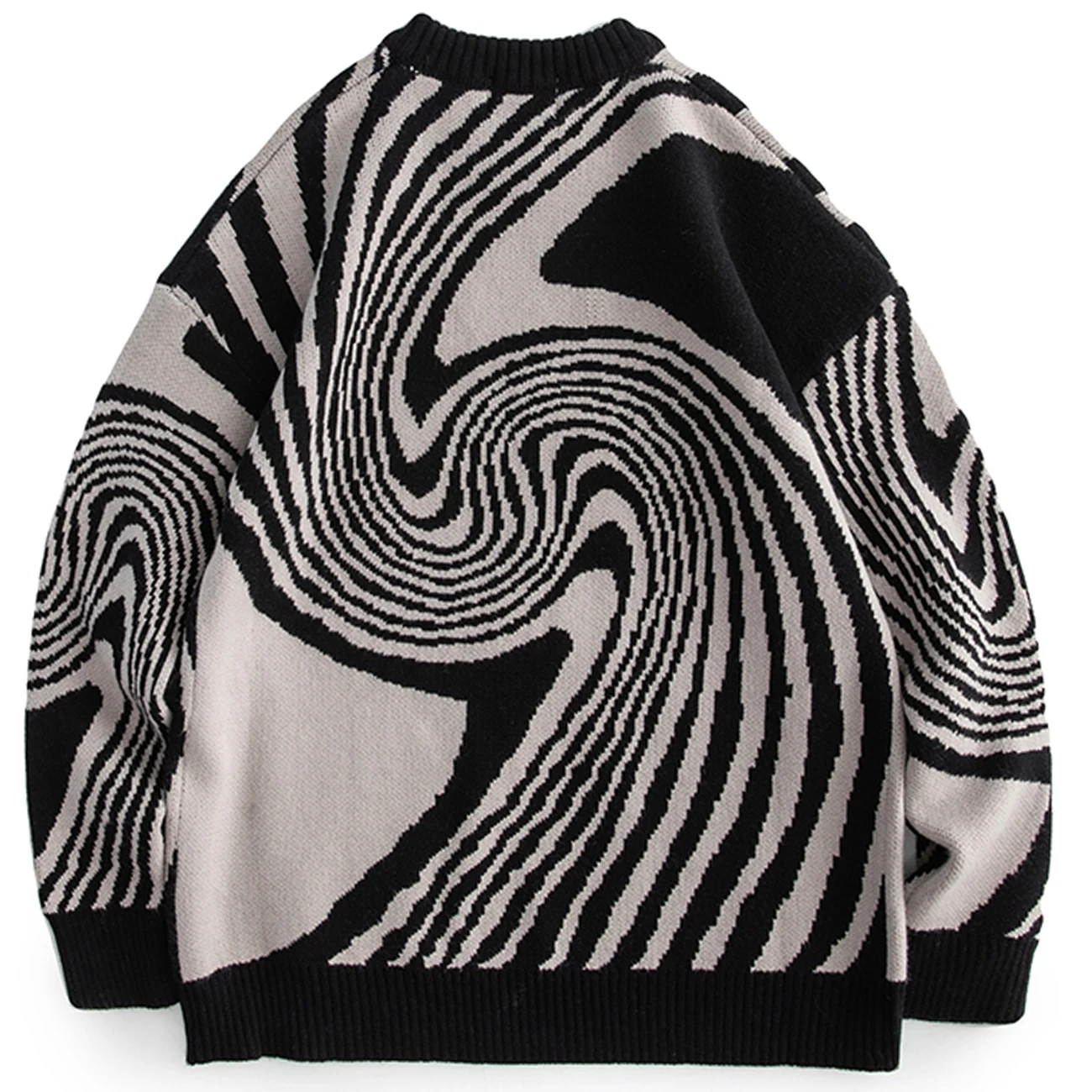 Осенне-зимний вязаный свитер в стиле Харадзюку для мужчин и женщин | Мужская