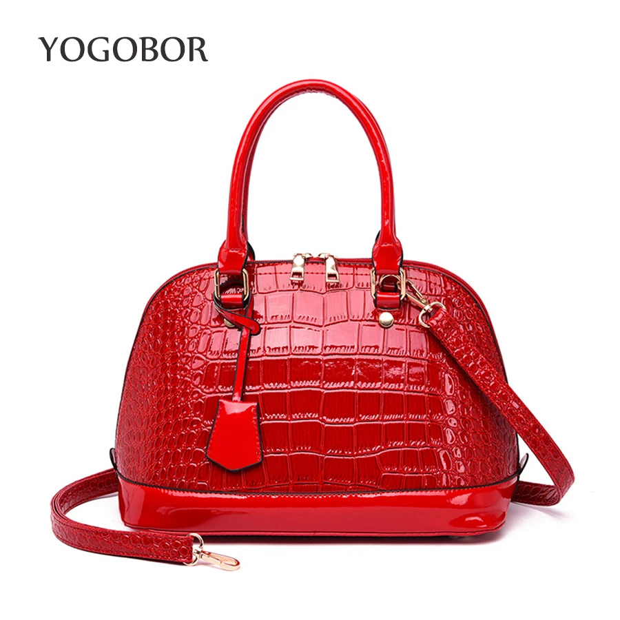 Модная крокодиловая сумка женская дизайнерская высокого качества из
