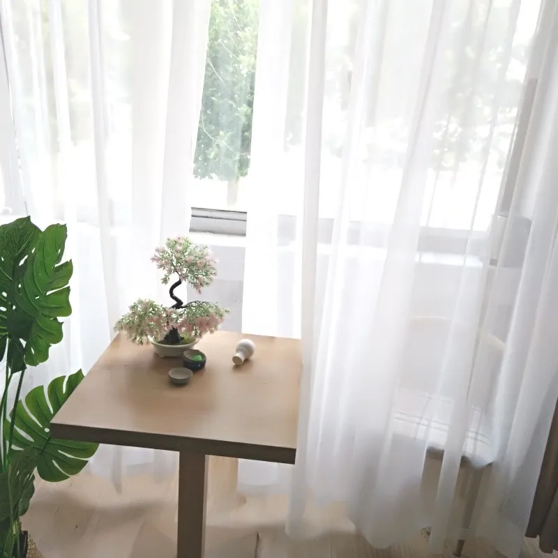 Экран-занавеска для гостиной и балкона простой солнцезащитный козырек из белой