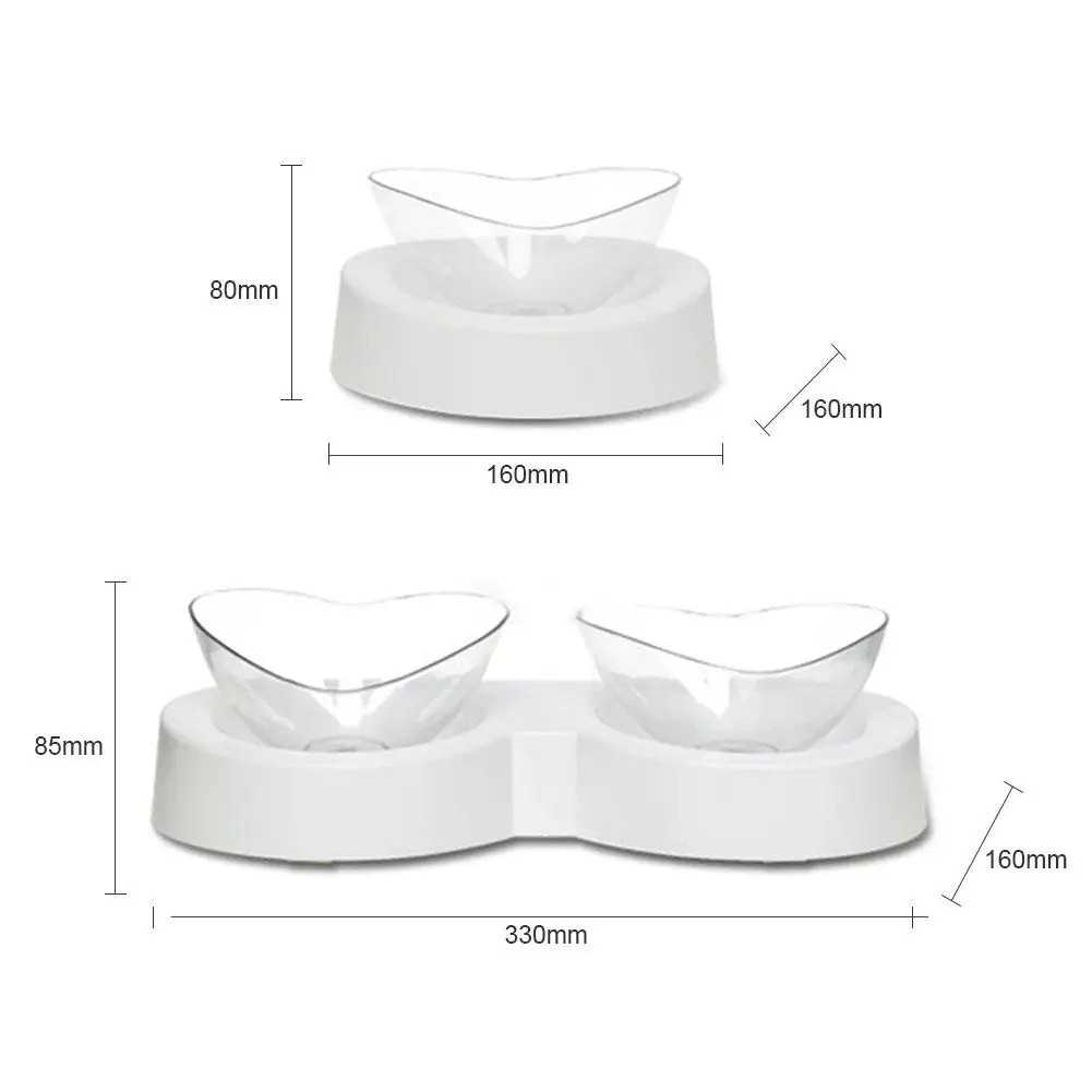 360-degree Rotating Cat Bowl Eat And Drink Dual-use Pet Feeding Tilt 15 Degrees ABS for Small Puppy Dogs and Cats | Дом и сад