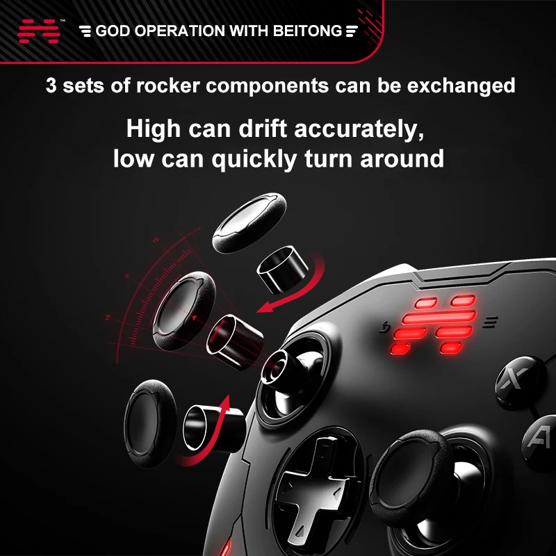Betop Zeus BTP-T6 вибрационный соматосенсорный игровой контроллер для Nintendo Switch Steam
