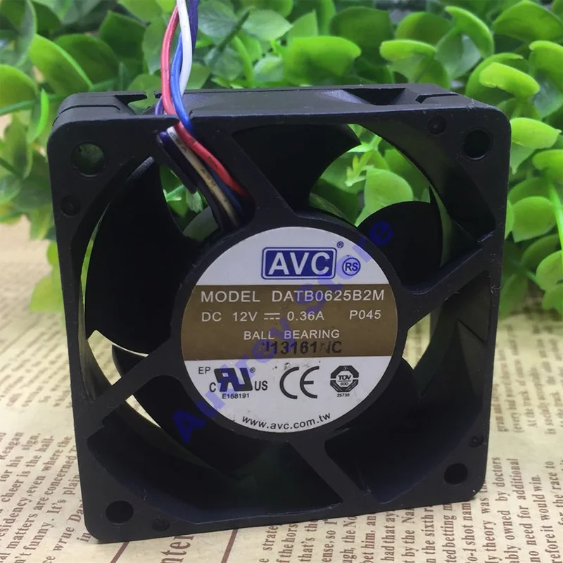 Вентилятор Охлаждения AVC 6025 12 В 0 36а 6 см 4-проводный охлаждения сервера с двойным