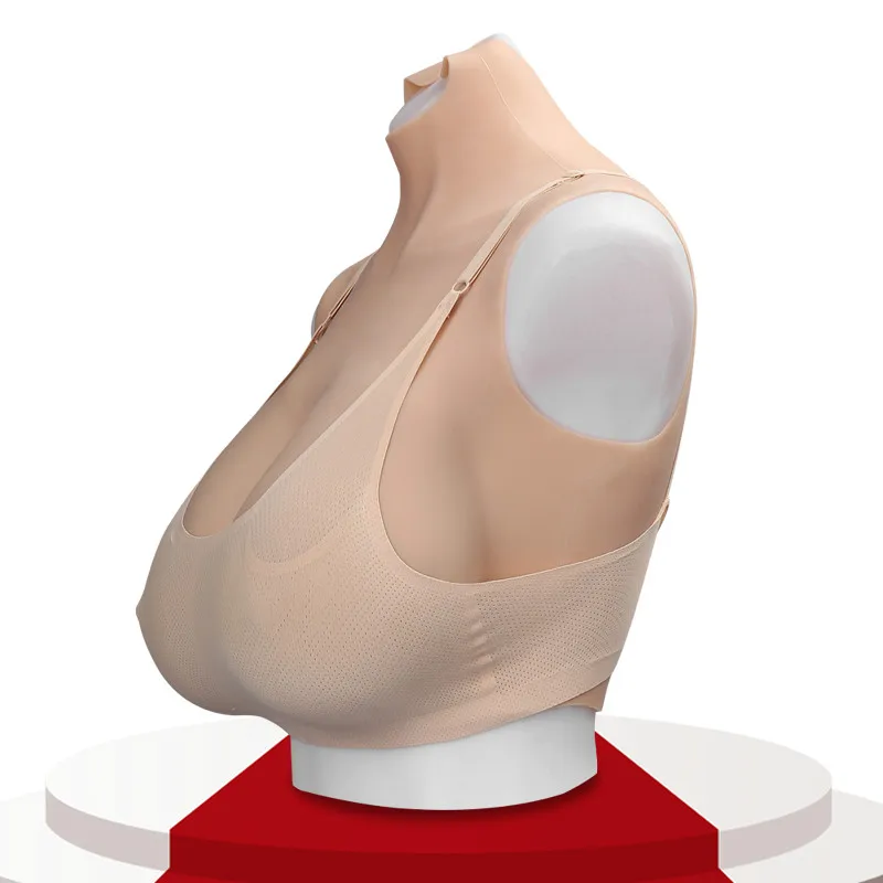 Дышащая комбинированная Силиконовая накладка для перекрестной груди мужское