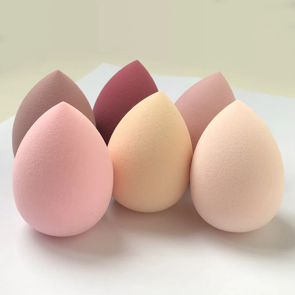 Colorful Teardrop Washable Super Soft Powder Makeup Sponge P