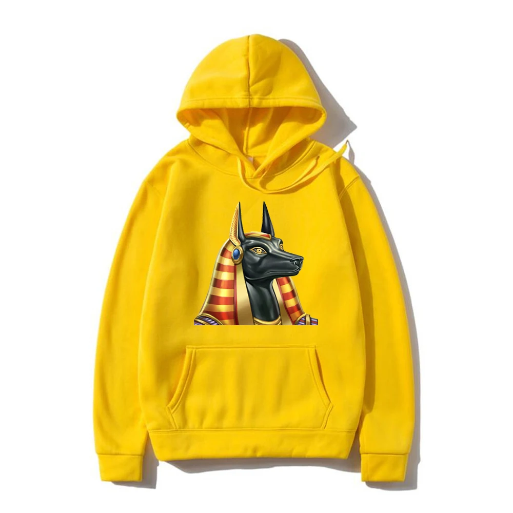 Egype legend anubis hoodies pull vetement homme oversize sweat capuche manga anubis hoodies anime men women pullovers