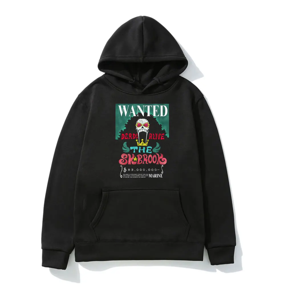 

One Piece Nami Sanji Anime Sweatshirt for Men CHOPPER SAMURAI Autumn/Winter Japanese Streetwear Hoodie Couples Warm Sweater Male