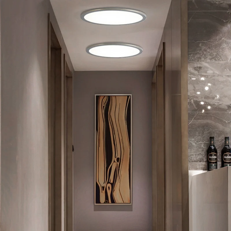 $17.85 Led Ceiling Light Nordic ultra-thin bedroom dining room ceiling light modern minimalist porch room ceiling light