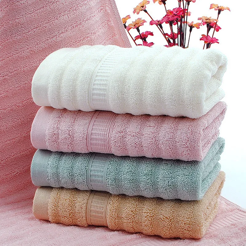 

4/10Pcs 100%cotton Solid Color Face Towel Fast Drying Travel Gym Camping Sports Soft Handchief 33*75cm Toalha Towel Thick