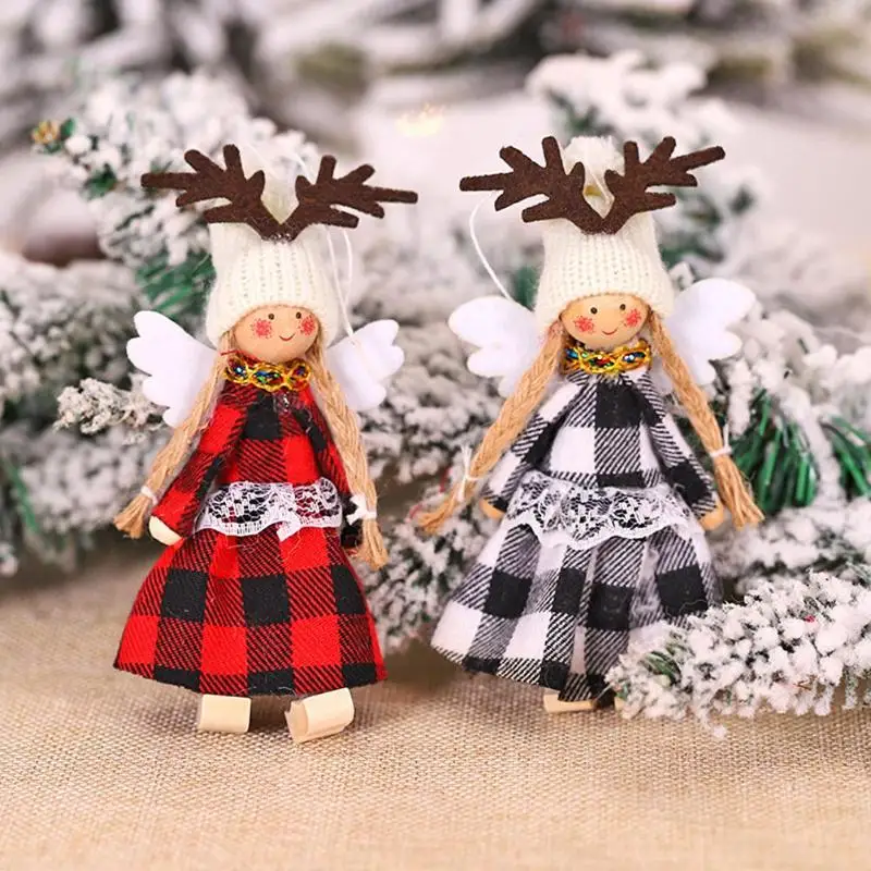 Милый старый человек рога кукла Рождественская елка игрушки Подвески украшения