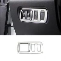 abs matte for renault kadjar 2015 16 17 18 2019 car headlights switching frame cover trim car interior accessories sticker shell