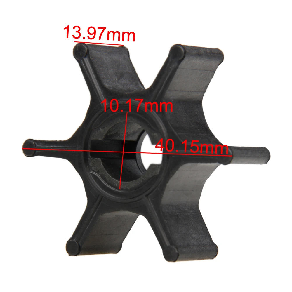 

Marine Water Pump Impeller Boat Engine Impeller 6 Blade For Suzuki 2-Stroke 2HP 3.5HP 4HP 5HP 6HP 8HP 17461-98500-3