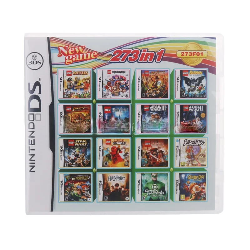 

273 в 1 подборка видеоинтерфейса для Nintendo DS 3DS 2DS Super Combo Multi Cart