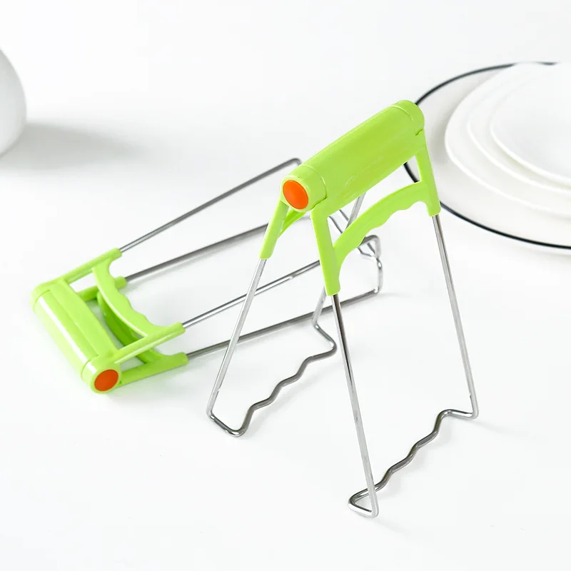 Держатель для миски зажим Кастрюля Сковорода захват из нержавеющей стали