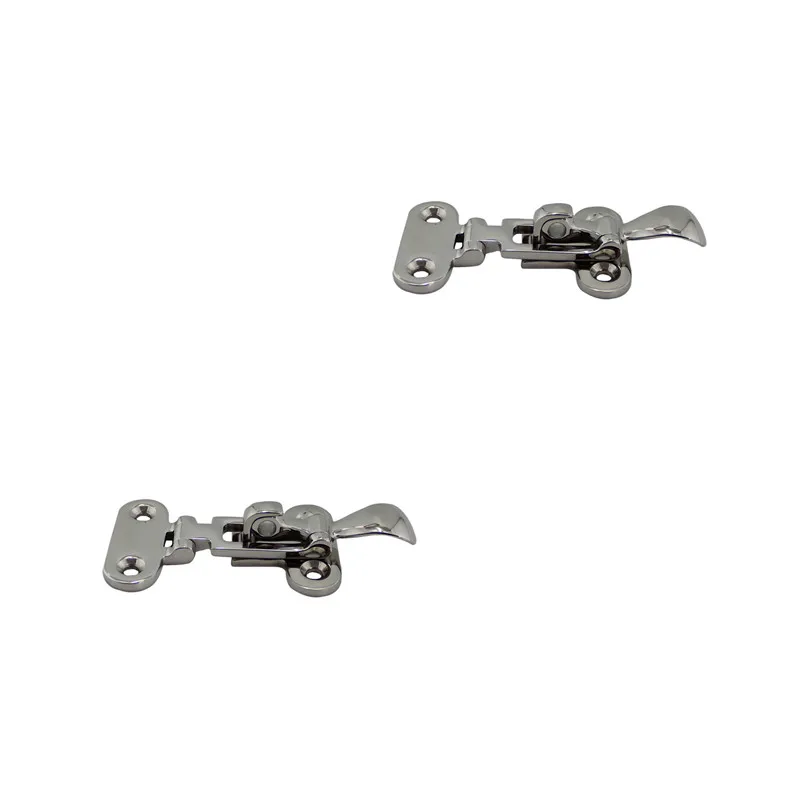 

2Pcs Marine Grade Stainless Steel 316 Deck Locker Hatch Anti-Rattle Latch Fastener Clamp Hardware Dinghy Boats Yacht Accessories