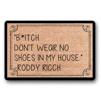 roddy ricch doormat dont wear no shoes in my house roddy ricch quote the box lyrics 23 6x15 7inch