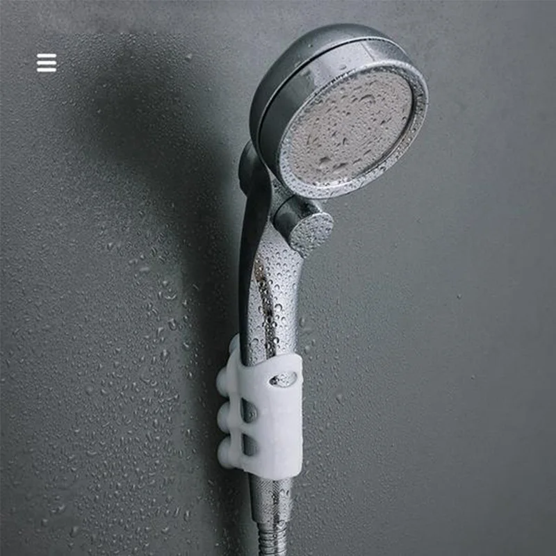 

1 шт. держатель для душа многоразовая присоска кронштейн для душа крепление легко установить душевая настенная стойка подставка аксессуары...