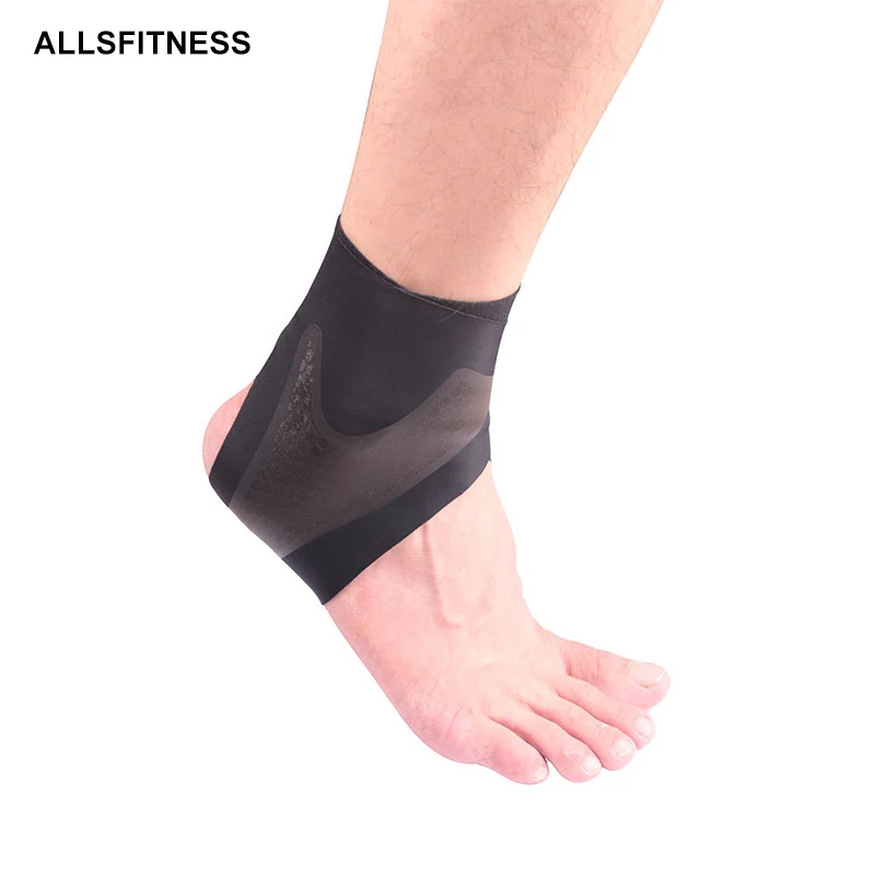

2Pc Adjustable Sports Elasticneoprene Ankle Support Sleeve Safety Gym Basketball Ankle BraceFoot Protection With Anti-Slip Strap
