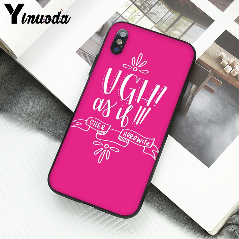Yinuoda без ключа ugh как если бы цветной милый чехол для телефона Apple iPhone 8 7 6 6S Plus X XS MAX 5