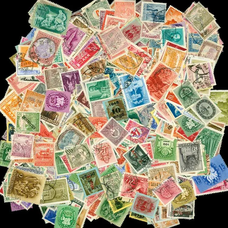 50 шт./лот штамп Magyar винтажный до 1950 года все отличаются от Венгрии почтовые штампы