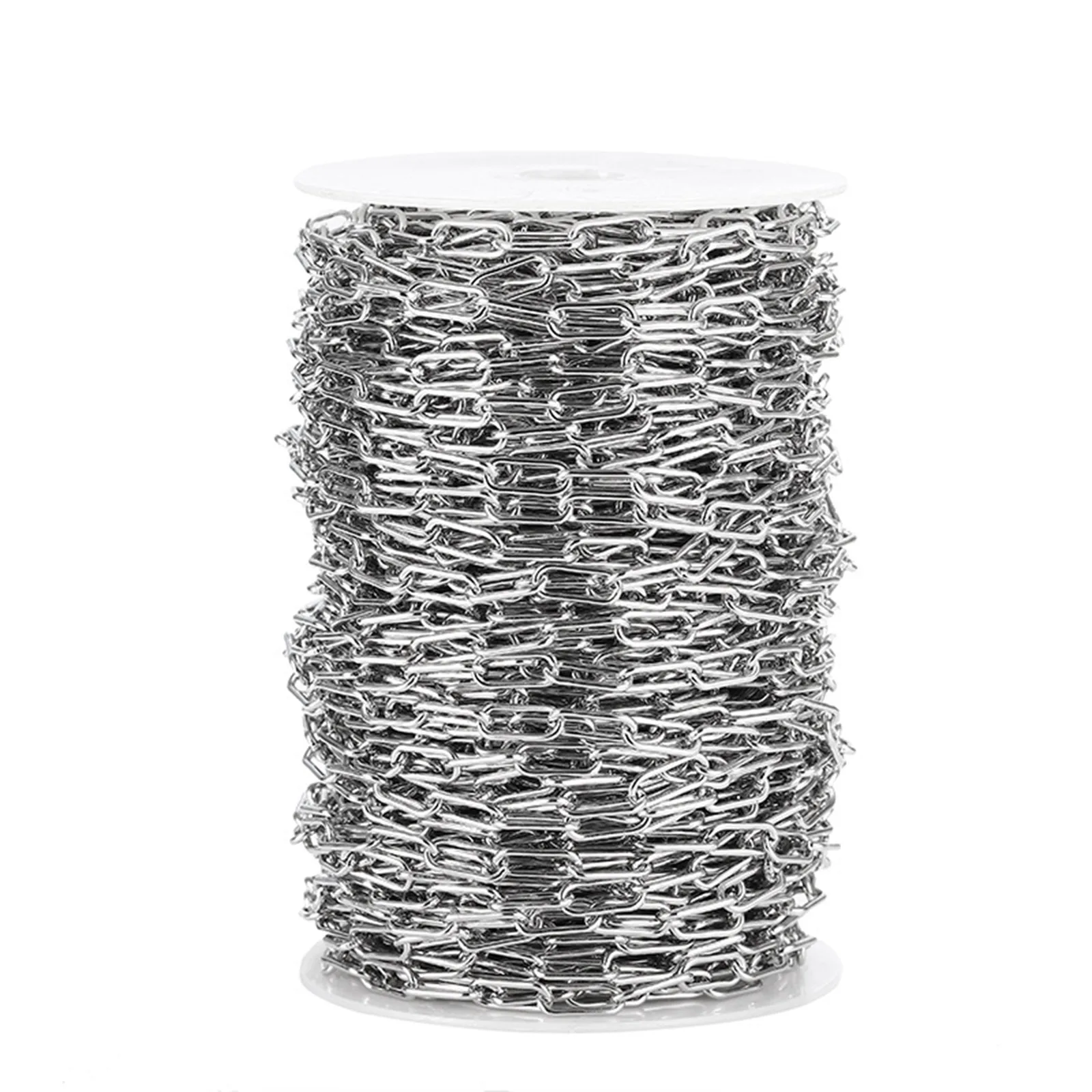 

Punk Style Stainless Steel Oval Link Cable Chain Gold/Silver Color Metal DIY Women Making Bracelets Necklace Jewelry Findings,1M