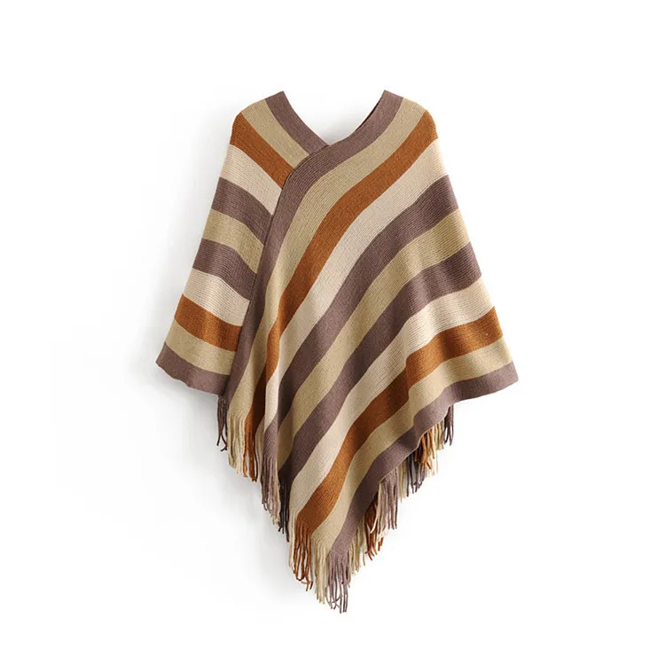 

New Color Scarves for Winter 2020. Desert Travel Jacket Color Matching Warm Shawl. National Style Scarf. Three Colors of Cloak