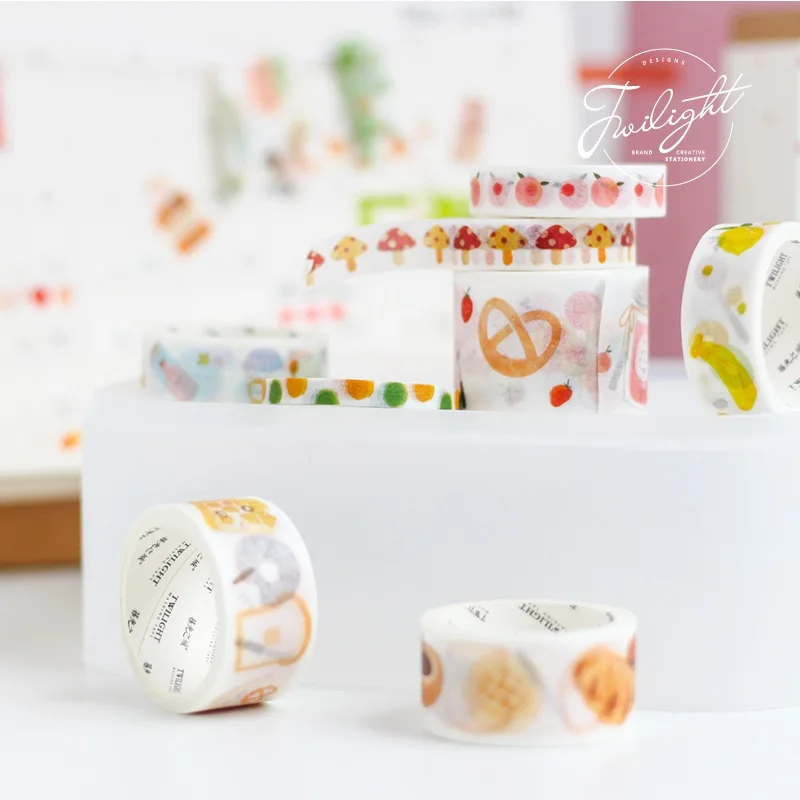 8 шт хотите съесть еду васи лента овощи фрукты печенье животных маскирующие