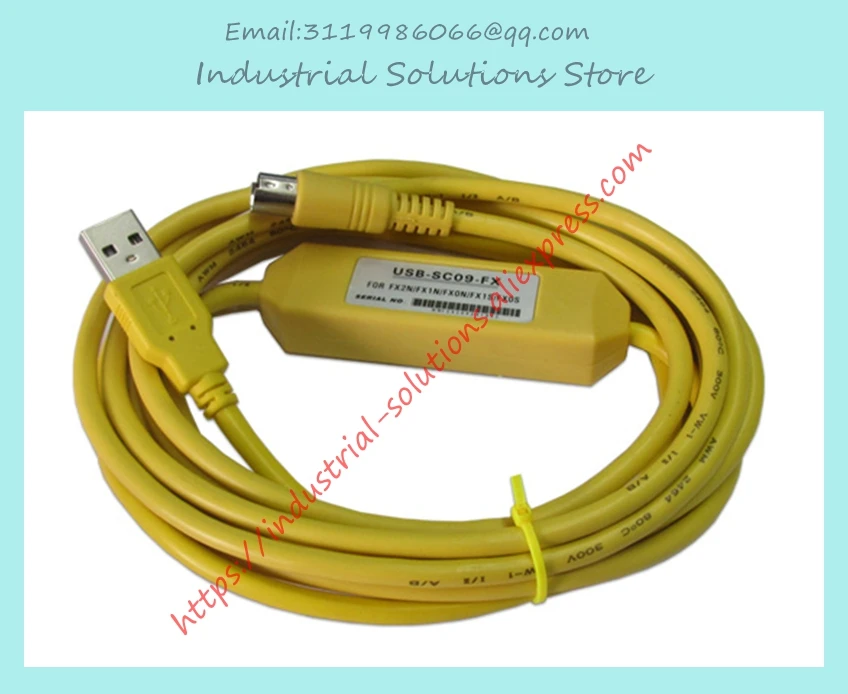 Бесцветный USB-SC09-FX ПЛК кабель для программирования USB-SC09 для серии FX ПЛК - Цвет: Бесцветный