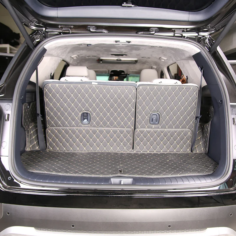 Кожаные полностью окруженные автомобильные коврики для багажника карго лайнер