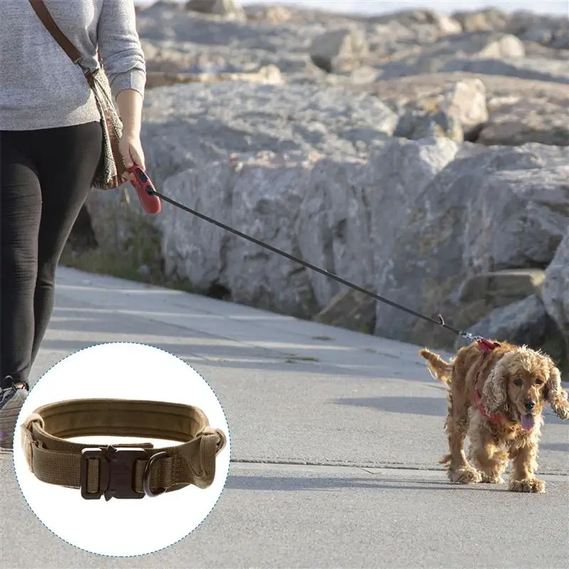 

1Pc Dog Collar Nylon Adjustable Durable Outdoor Collar Training Supply Pet Collar