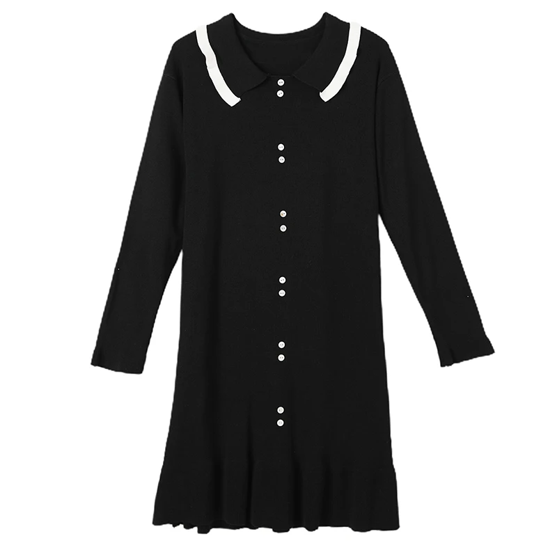 

3160# Autumn Winter Thick Knitted Maternity Nursing Dress Elegant Sweet Feeding Sweaters Clothes for Pregnant Women Pregnancy