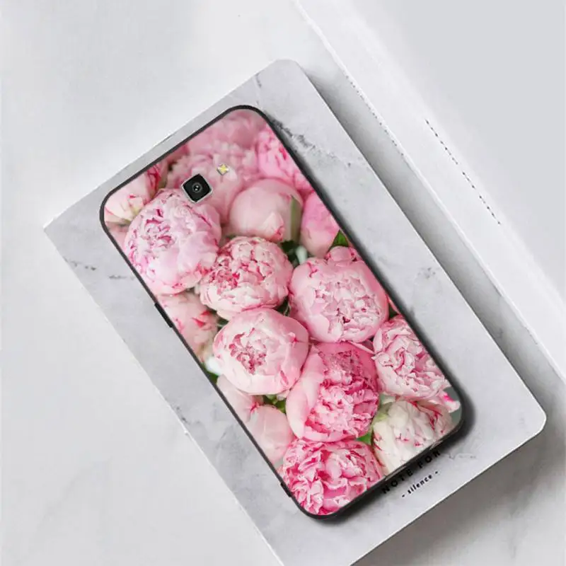 Babaite элегантный розовый фиолетовый пион цветок на вазе чехол для телефона Samsung