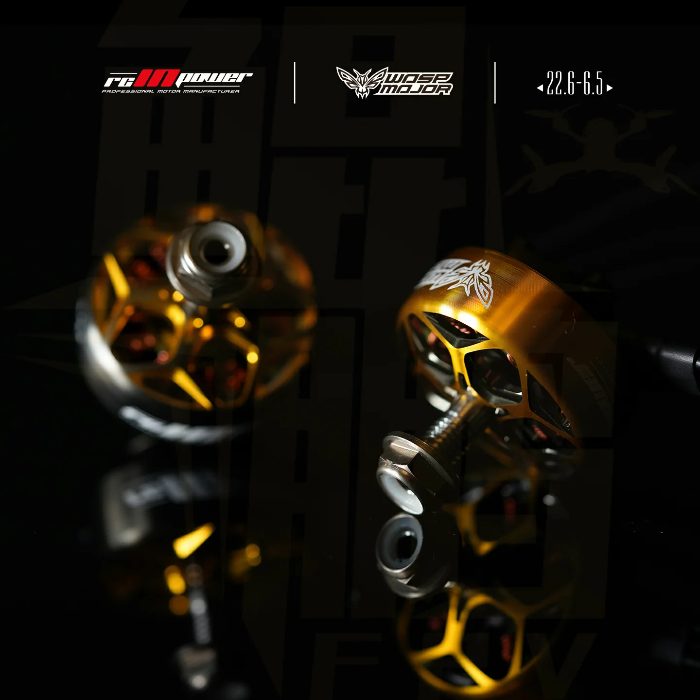 4 шт. RCINPOWER WASP 22 6-6 5 кв 5S 1860кв 2020кв 6S бесщеточный двигатель для FPV гоночных Фристайл
