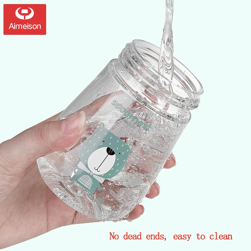 Детская чашка в форме утки детская обучающая Питьевая герметичная сосущая