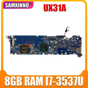 original ux31a mainboard ux31a ux31a2 8gb ram i7 3537u cpu for asus laptop motherboard free global shipping