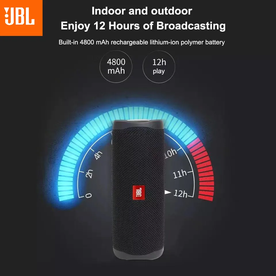 JBL Flip 5 Powerful Bluetooth Speaker Mini Portable Speaker with Bass and Stereo Music Perfect Trave Dj Shower Speaker