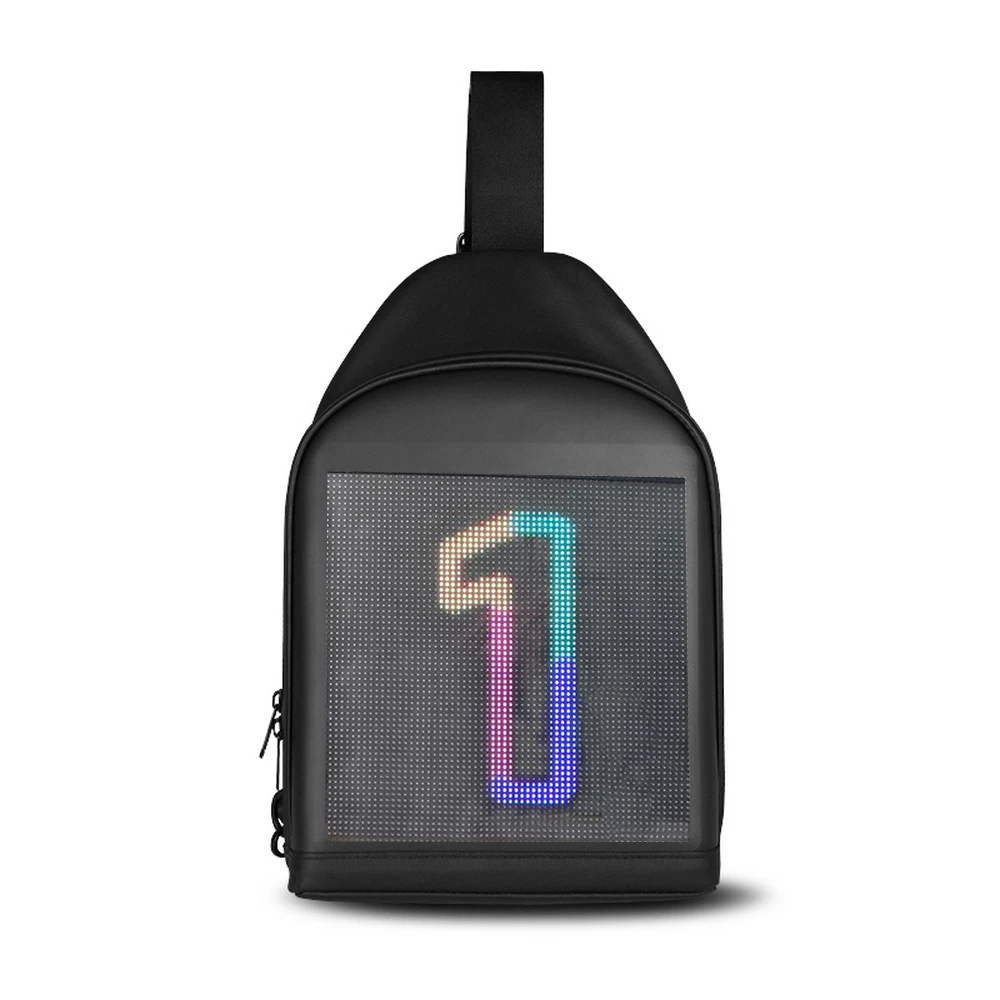 New 2021 Advertising Backpack LED Display Dynamic School Bag Wifi APP Control Waterproof DIY Dynamic City Hiking Backpack