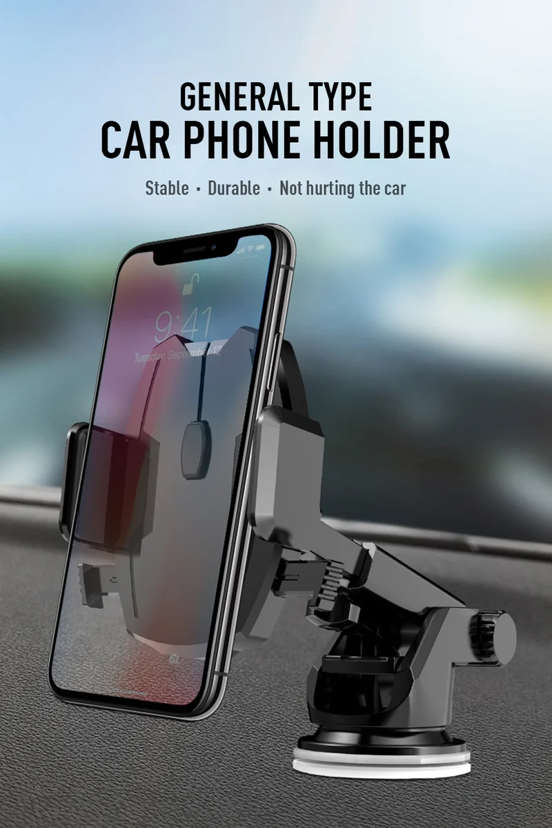 Автомобильный телескопический кронштейн для телефона держатель на присоске