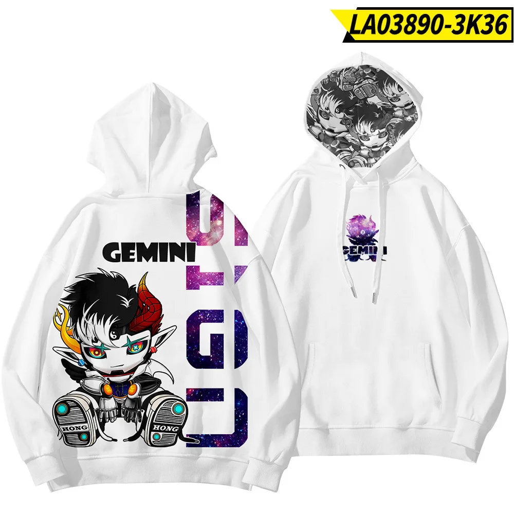 

Twelve Constellations Printed Autumn Spring Pullovers Harajuku Hoodie Sweatshirt Couple Men Women Streetwear Top Oversized 6XL