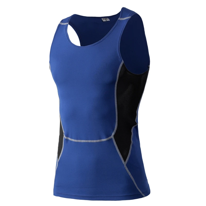 New Men's Running Sport Vest Fitness Sports SleevelessTops Clothing Gym Clothing Breathable Male Training Running Tank top