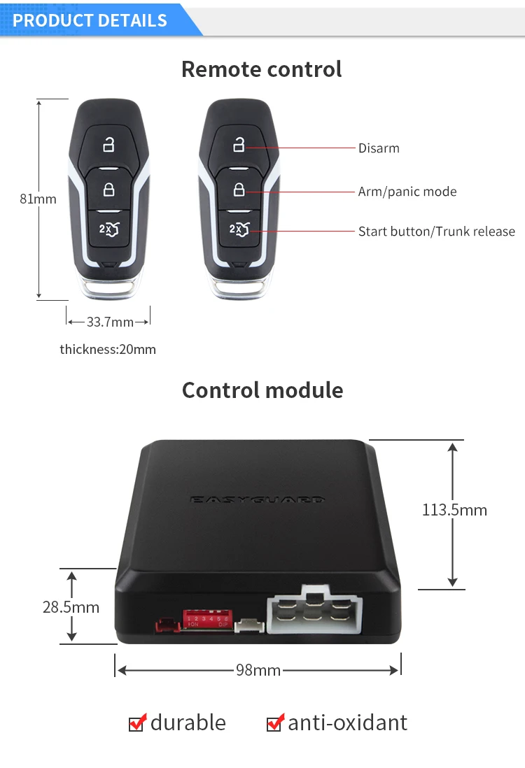 EASYGUARD автомобильный комплект для запуска без ключа pke сигнализация для входа без ключа с автоматическим запуском кнопка запуска двигателя система блокировки центра автомобиля DC12V