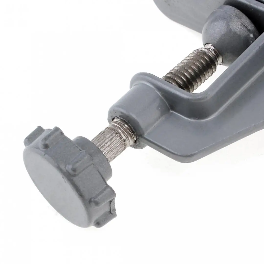 Мини Портативный алюминиевый шнековый стенд тиски с регулируемой ручкой