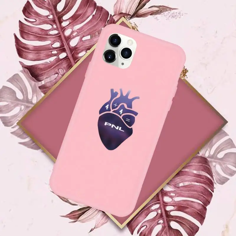 

PNL QLF Rapper Phone Case Pink Candy Color for iPhone 11 12 mini pro XS MAX 8 7 6 6S Plus X SE 2020 XR