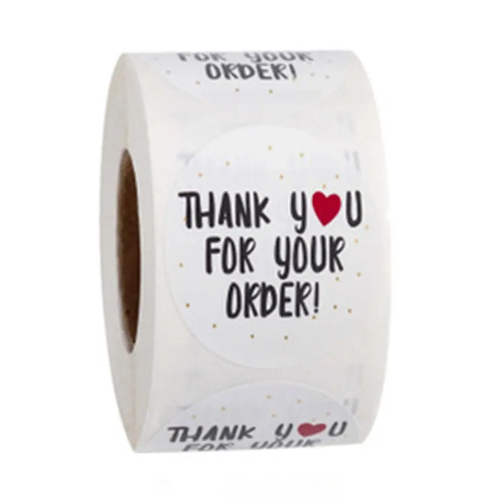 

2020 Hot Roll Flowers Handmade Crafts Decoration Thanks Sealing Sticker Envelope Decoration Wedding Decoration