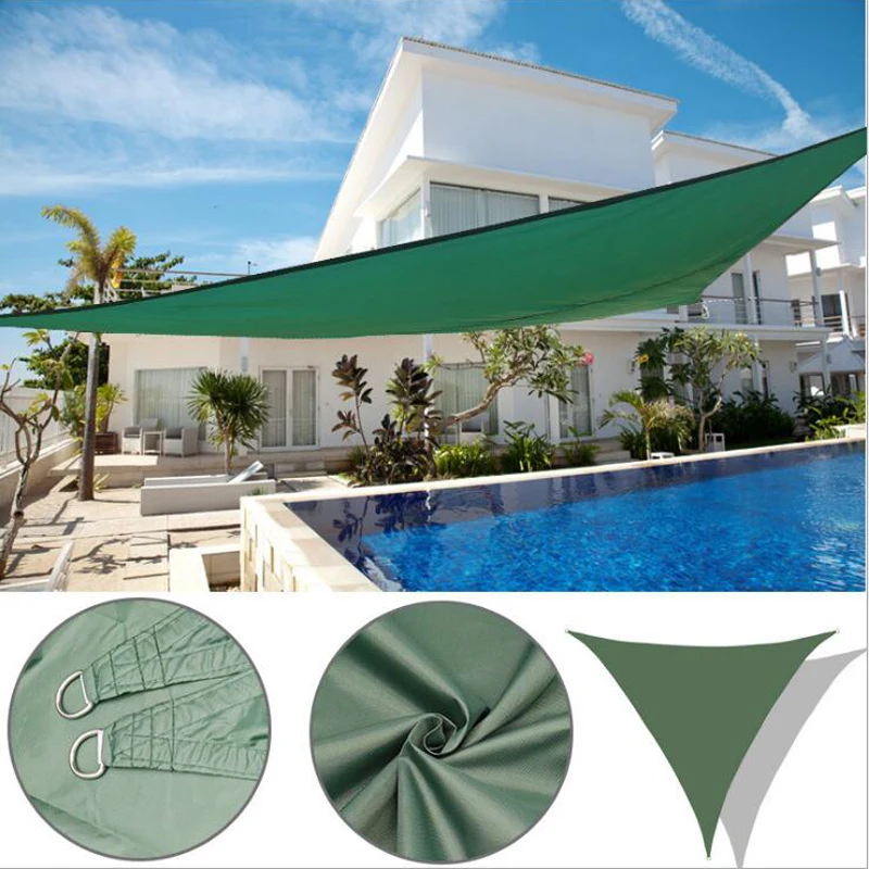 

Multi-size Triangle Sun Shade Sail Waterproof Outdoor Garden Patio Party Sunscreen Awing Sun Canopy For Beach Camping Pool
